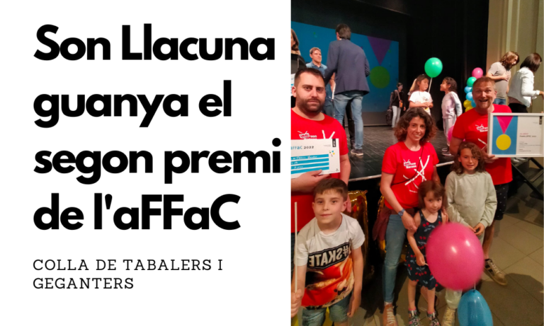 #SonLlacuna guanyadora dels Premis aFFaC 2022