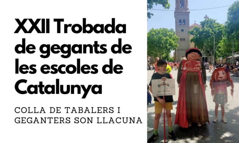 XXII Trobada de gegants de les escoles de Catalunya